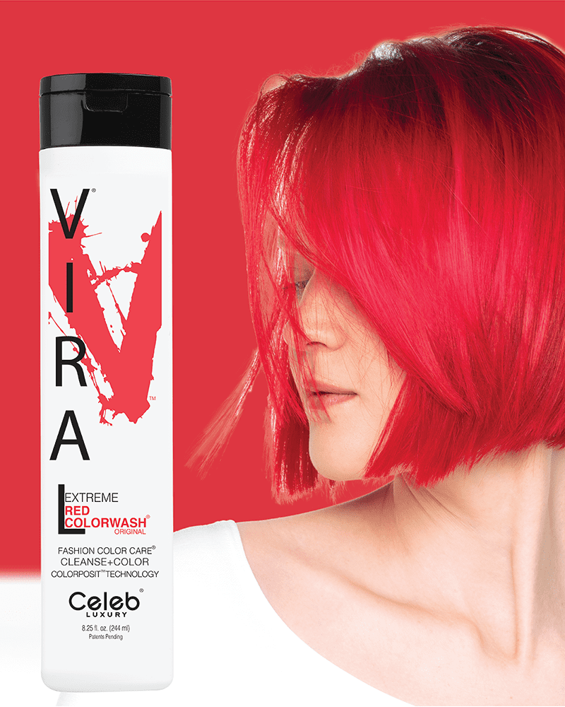 Viral Vivid Red Shampoo 244ml
