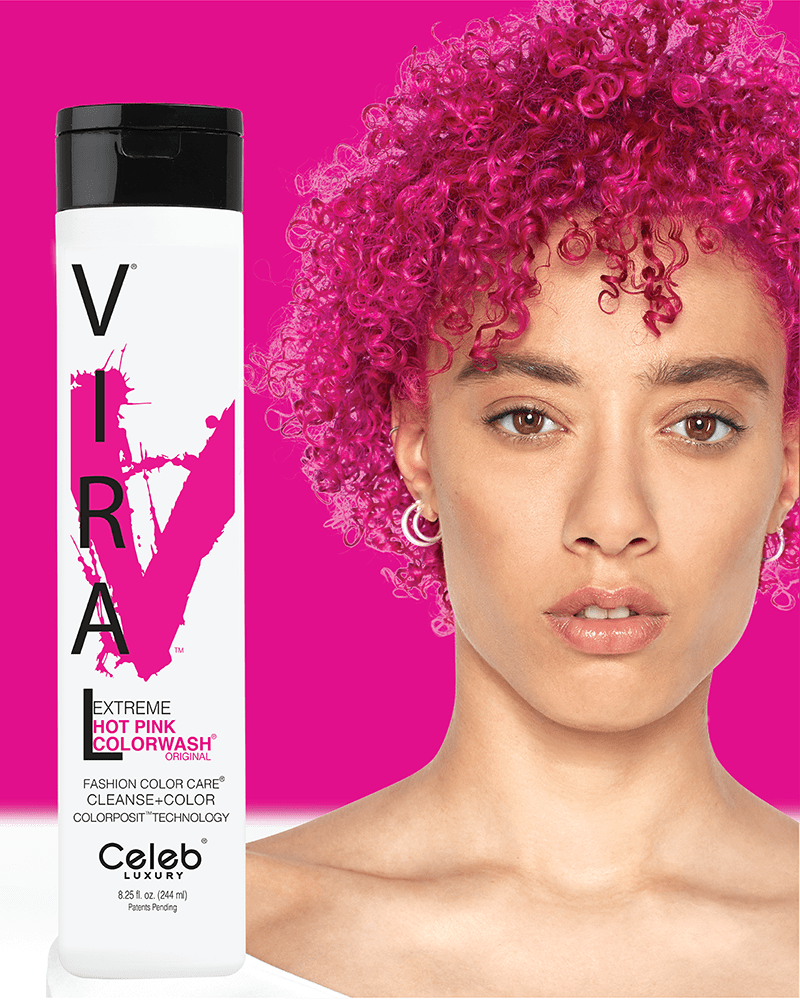 Viral Vivid Hot Pink Shampoo 244ml