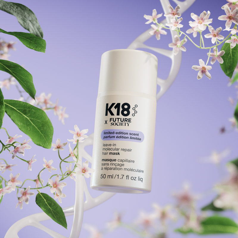 K18 x Future Society leave-in molecular hair mask limited edition