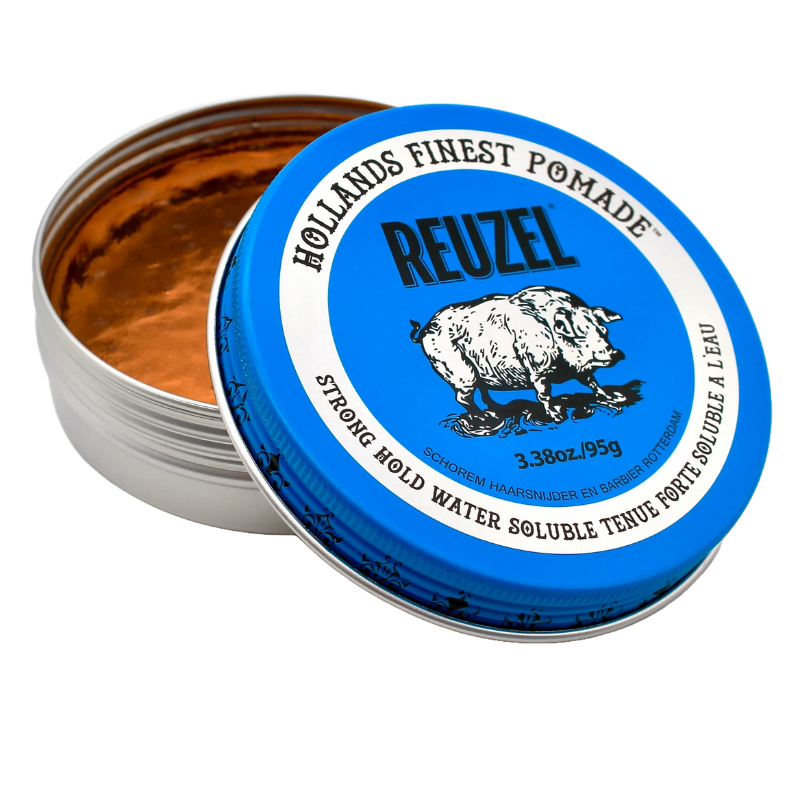 Reuzel Blue Pomade - High Shine Strong Hold Pomade 95g
