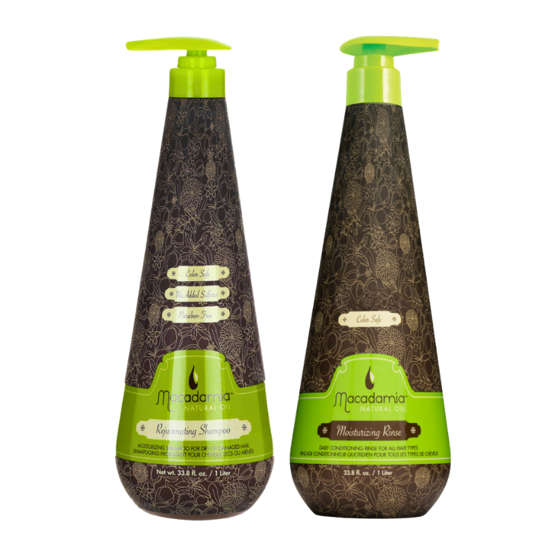 Rejuvenating Shampoo & Moisturising Rinse 1ltr Duo